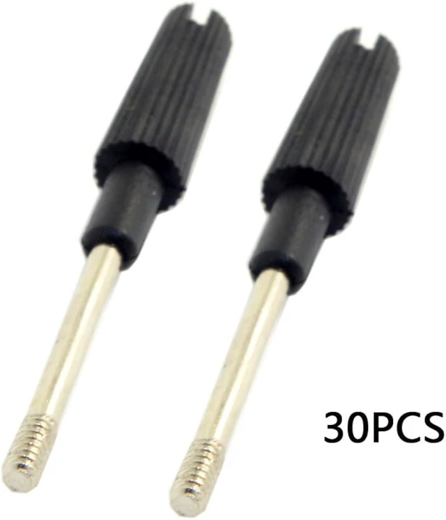 Alt view image 6 of 7 - ChenYang 30 Pack #4-40 UNC 47.5mm Length Stainless Steel Overmold Thumb Screws for DVI VGA RS232 Computer Cable