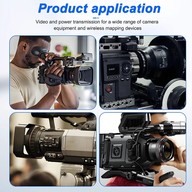 Alt view image 7 of 7 - XMSJSIY D-Tap to XLR Power Coiled Cable D-Tap Male to 4-Pin XLR Female