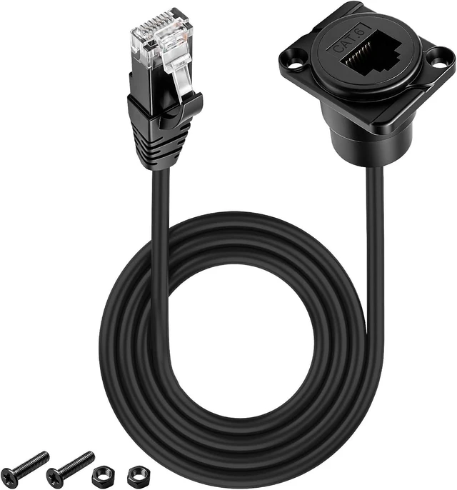 Main image of XMSJSIY RJ45 CAT6 Ethernet Extension Cable Network Adapter