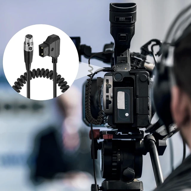 Alt view image 5 of 7 - XMSJSIY D-Tap to Mini XLR 4Pin Power Cable