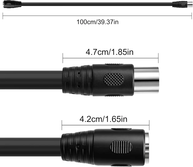 Alt view image 2 of 7 - XMSJSIY DIN 13 Pin Electrical Extension Cable