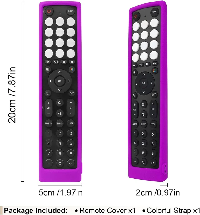 Alt view image 3 of 7 - Silicone Case ONLY Fit for Hisense Smart Vidaa TV Original Remote