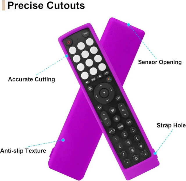Alt view image 4 of 7 - Silicone Case ONLY Fit for Hisense Smart Vidaa TV Original Remote