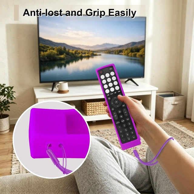 Alt view image 7 of 7 - Silicone Case ONLY Fit for Hisense Smart Vidaa TV Original Remote