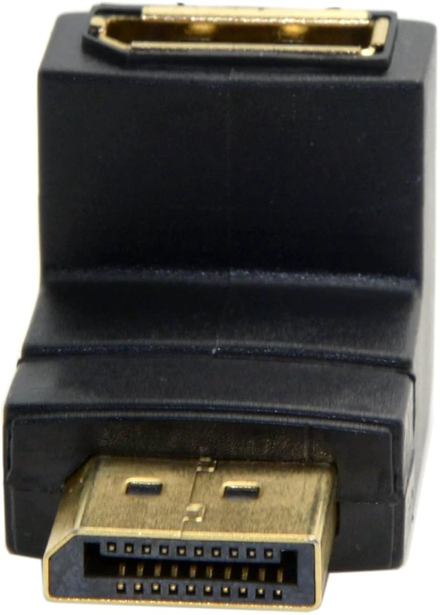 Alt view image 2 of 7 - chenyang Up Angled 90 Degree DP DisplayPort Male to Female Extension Adapter 4K 60hz
