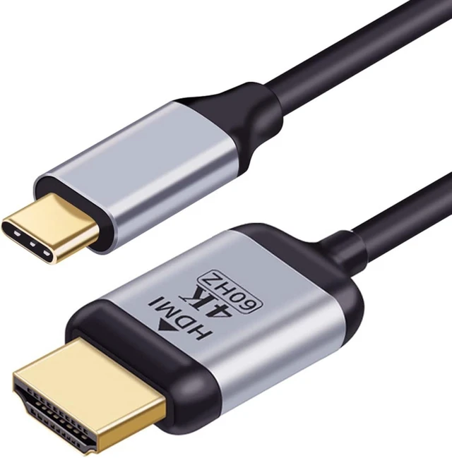 Main image of chenyang CY USB C to HDMI Adapter 4K@60HZ for Monitor Laptop HDMI to USB C USB3.1 Type-C to HDMI Cable 1.8m