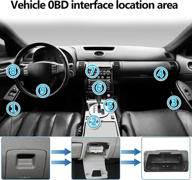 Alt view image 5 of 7 - XMSJSIY OBD Power Cable for Dash Cam,Mini USB OBD2 Power Adapter