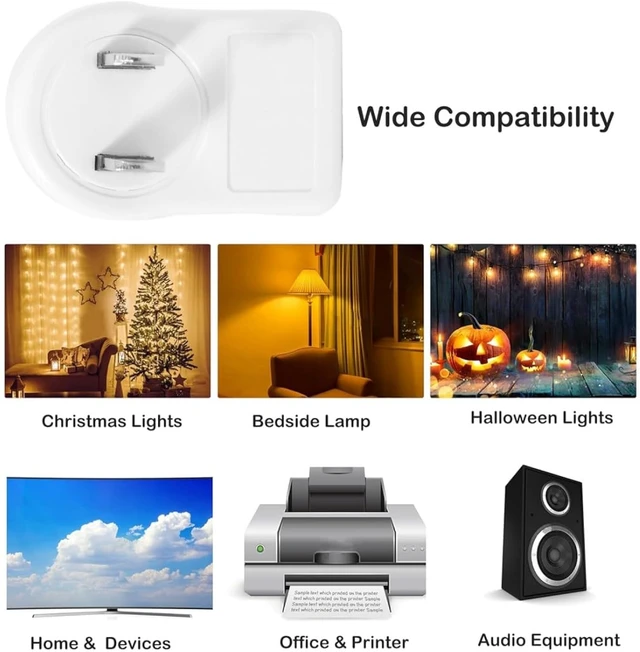 Alt view image 2 of 7 - chenyang NEMA Type A 1-15P USA Outlet Saver Extension Adapter 2-Prong 2 Outlets 90 Degree Up Down Angled