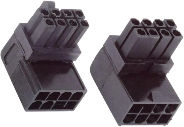 Main image of chenyang 2 Pack ATX 8Pin 90 Degree Angled GPU Graphics Card Power Connector Adapter