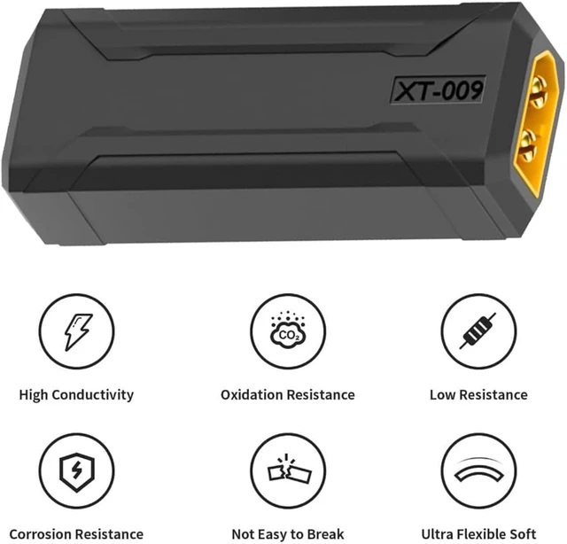 Alt view image 5 of 7 - cablecc Adapter XT60 Male SC100 Protocol to XT60 Male Fast Charging Adapter for RC Lipo Battery Quadcopter Multicopter Aeromodelling
