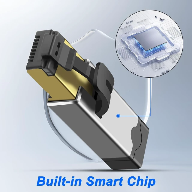 Alt view image 3 of 7 - XMSJSIY Ethernet to USB-C Female Adapter Connector RJ45 to Type-C Female