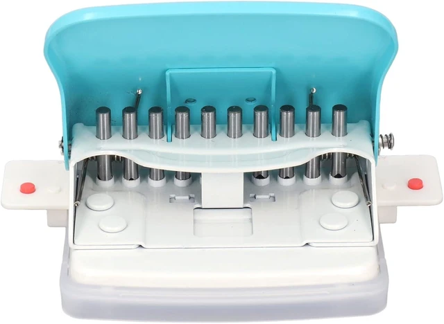 Main image of Binding Machine, Metal 10 Hole Punch Spiral Binding Machine, Easy to Use, for Making 26 Holes on B5 Paper, 30 Holes on A4, 20 Holes on A5 Book, Paper for Books, Notebooks