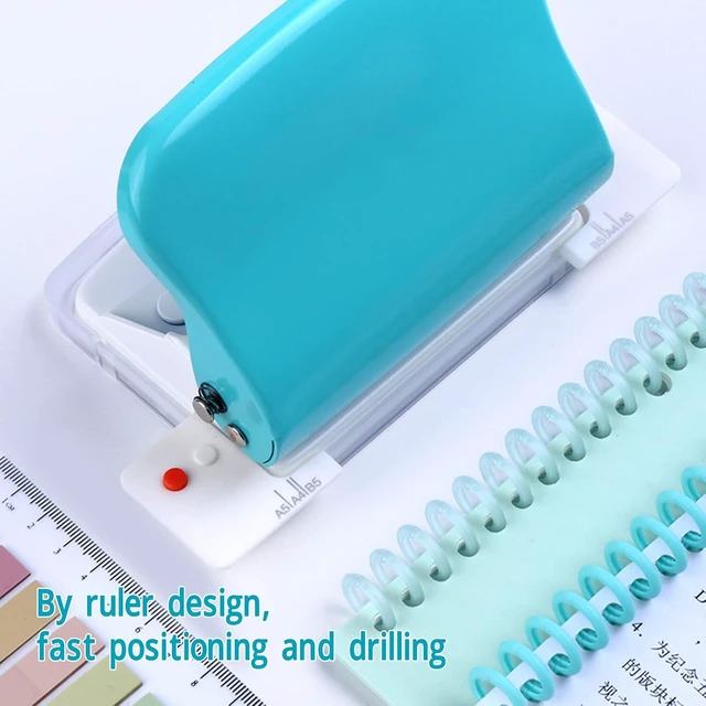 Alt view image 3 of 7 - Binding Machine, Metal 10 Hole Punch Spiral Binding Machine, Easy to Use, for Making 26 Holes on B5 Paper, 30 Holes on A4, 20 Holes on A5 Book, Paper for Books, Notebooks