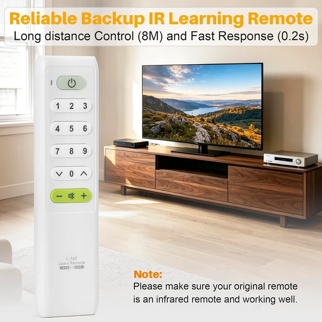 Alt view image 3 of 7 - Universal Learning Remote Control Smart Controller for TV/STB/DVD//HiFi/VCR