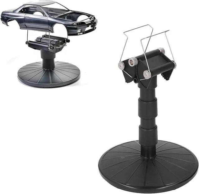 Main image of Spray Work Painting Stand, Paint Spraying Turntable Adjustable Height, Spring Width, Spray Work Painting Turn Table Stand for Easy Spray Painting