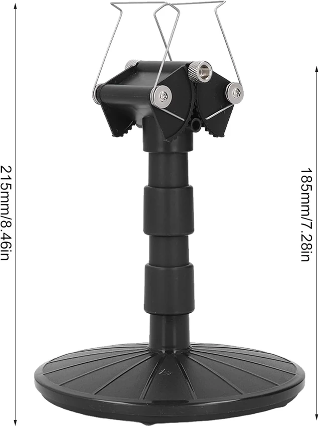 Alt view image 6 of 7 - Spray Work Painting Stand, Paint Spraying Turntable Adjustable Height, Spring Width, Spray Work Painting Turn Table Stand for Easy Spray Painting