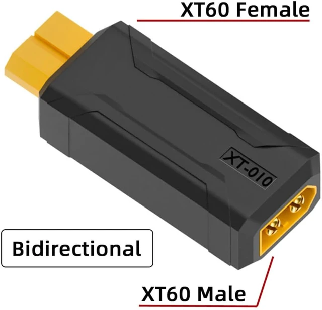 Alt view image 2 of 7 - cablecc Adapter XT60 Male SC100 Protocol to XT60 Female Fast Charging Adapter for RC Lipo Battery Quadcopter Multicopter Aeromodelling