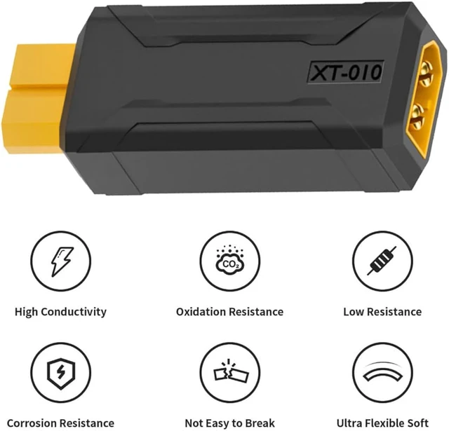 Alt view image 6 of 7 - cablecc Adapter XT60 Male SC100 Protocol to XT60 Female Fast Charging Adapter for RC Lipo Battery Quadcopter Multicopter Aeromodelling