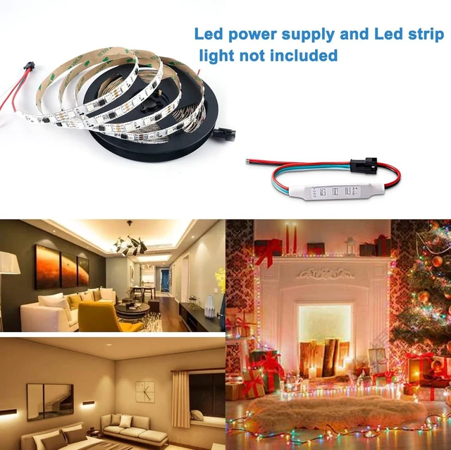 Alt view image 6 of 7 - XMSJSIY RGB Led Dimmer Controller LED Strip Light Brightness Controller