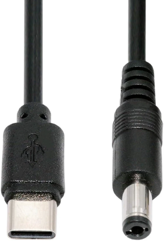 Main image of chenyang 3.28FT USB C to DC 5V 5.5x2.5mm Power Charge Cable with 5.1K Resistor for USB Fan/LED Desk/Bedside Lamp/Driving Recorder