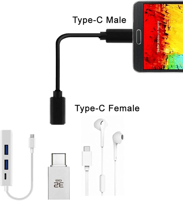Alt view image 3 of 7 - chenyang USB C Extension Cable USB 3.1 Gen 2 10Gbps Male to Female Fast Charging Data Transfer Extension Cable 0.5M