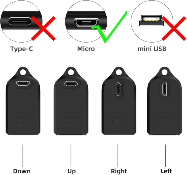 Alt view image 3 of 7 - cablecc 4PCS On-The-Go USB to Mini USB OTG Adapter,Mini USB Male to USB 2.0 Female 90 Degree Angled Adapter for Keyboard/Mouse/Game Controller/Splitter/Flash Drive