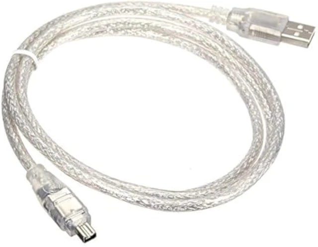 Alt view image 5 of 7 - cablecc USB Male to Firewire IEEE 1394 4 Pin Male iLink Adapter Cord Cable for Sony DCR-TRV75E DV Adapter