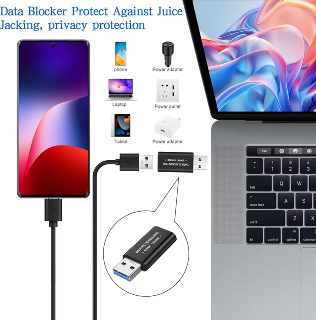 Alt view image 5 of 7 - XMSJSIY USB Data Blocker USB Type-A 3.0 Data Defender - 2PCS