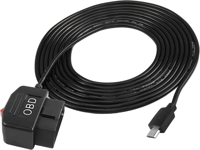 Main image of XMSJSIY OBD/OBD2 to Micro USB Power Cable for Dash Camera OBDII Power Cable
