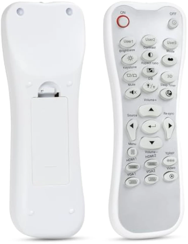 Alt view image 3 of 4 - BR-3003B Replacement Remote Control for Optoma Projector L-27-5KEY
