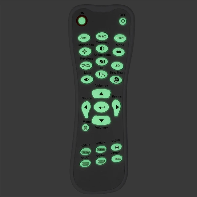 Alt view image 2 of 4 - BR-3003B Replacement Remote Control for Optoma Projector L-27-5KEY