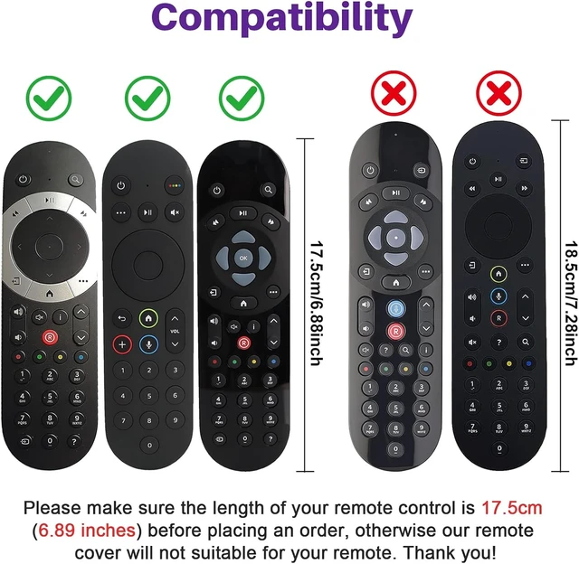 Alt view image 2 of 7 - Protective Silicone Case for XR100 Xfinity Xumo Stream Box Remote