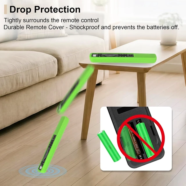 Alt view image 6 of 7 - Luminous Green Silicone Case for Vizio 5.1 2.1 Home Theater D21 Remote