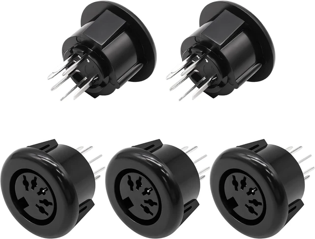 Main image of XMSJSIY MIDI 5Pin DIN Panel Mount Female Jack Socket Audio Connector -5PCS