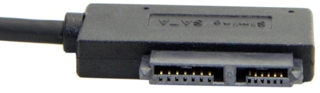 Alt view image 7 of 7 - chenyang CY USB 3.0 to 7+6 13Pin Slimline SATA Cable Adapter for Laptop CD DVD ROM Optical Drive