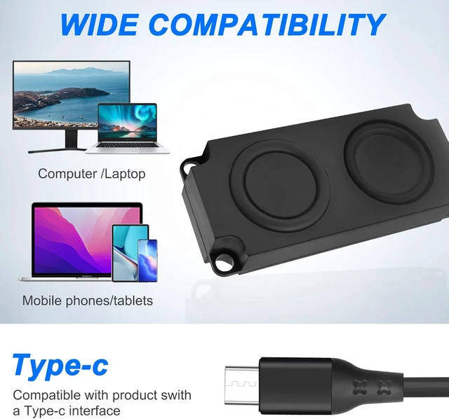 Alt view image 7 of 7 - XMSJSIY USB Type C Computer Speaker Laptop Speaker 3W