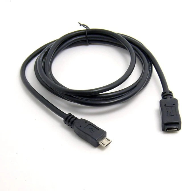 Alt view image 3 of 7 - cablecc 5ft Full Pin Connected Micro USB 2.0 Type 5Pin Male to Female Cable for Tablet & Phone & OTG Extension (150cm)