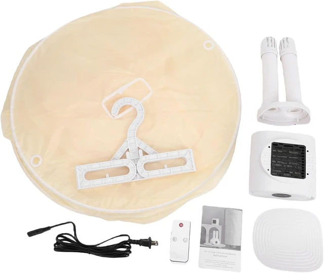 Alt view image 2 of 5 - LICAEVEY Portable Clothes Dryer Foldable Compact Electric Shoe Dryer Fast