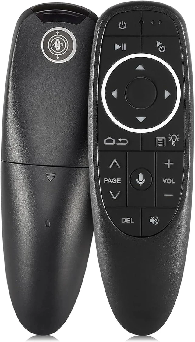 Main image of Backlit 2.4G Wireless Voice Air Mouse Remote, 6 Axis Gyroscope, IR Learning
