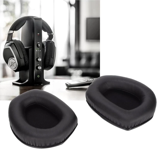 Main image of LICAEVEY Replacement Ear Pads, High Elasticity Comfortable Protein Leather Memory Foam for HDR RS165 RS175 RS185 RS195, Wireless Headphones Improve Sound Quality Long Term Wear