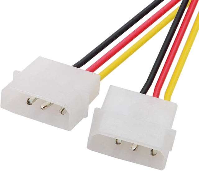 Alt view image 5 of 7 - Cablecc Dual 4Pin to 6 Pin EPS 12V Graphics Card Power Supply Adapter Converter Cable