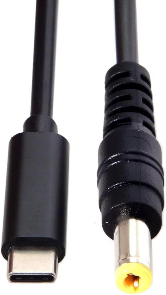 Main image of chenyang USB C to DC 5.5x2.5MM PD65W Fast Charging Power Cable for Laptop 5.91FT/1.8M