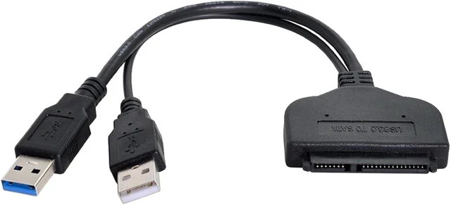 Main image of chenyang SATA to USB Cable USB 3.0 to 2.5" SATA 22Pin Hard Disk Driver Cable with USB Power Cable