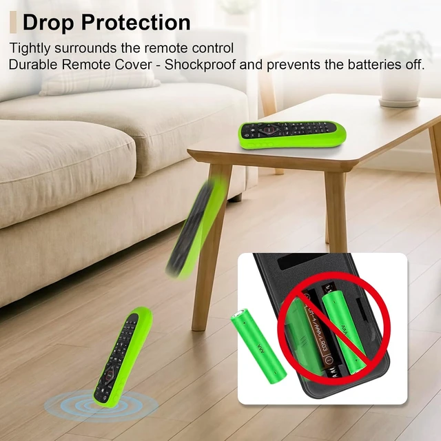 Alt view image 4 of 7 - Luminous Green Remote Case for Dish Network 52.0 54.0 Remote Control