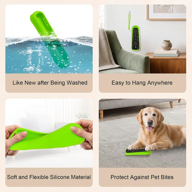 Alt view image 5 of 7 - Luminous Green Remote Case for Dish Network 52.0 54.0 Remote Control