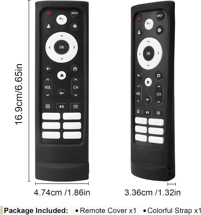 Alt view image 6 of 7 - Protective Silicone Case for Hisense ERF3A90 Voice Remote Control