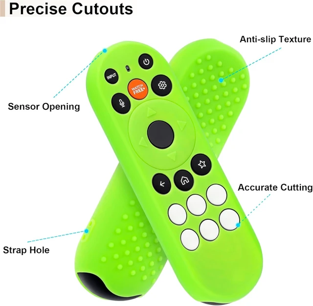 Alt view image 4 of 7 - Silicone Remote Case for ONN/VIZIO XRT290 WRT290 XRT29X Remote