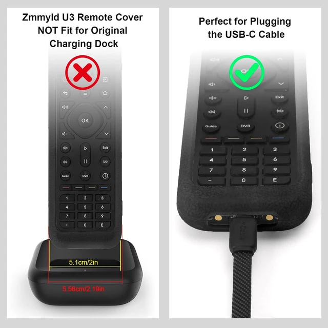 Alt view image 3 of 7 - Protective Silicone Remote Cover for SofaBaton U3 Universal Remote Control