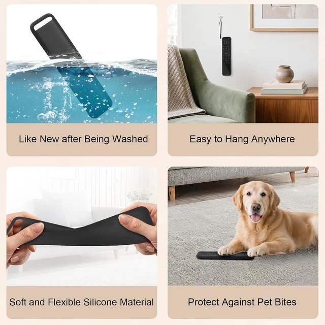 Alt view image 6 of 7 - Protective Silicone Remote Cover for SofaBaton U3 Universal Remote Control