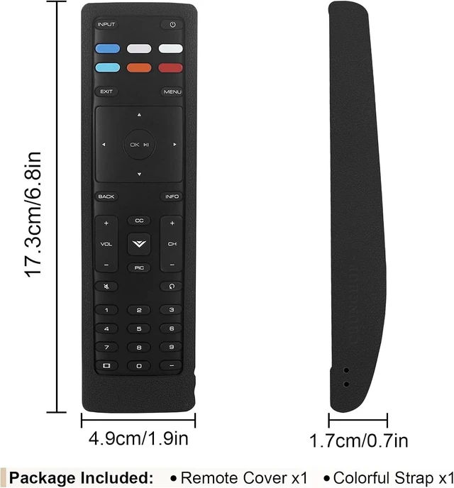 Alt view image 3 of 7 - Silicone Case for Vizio XRT136 / XRT140 Smart TV Remote Control